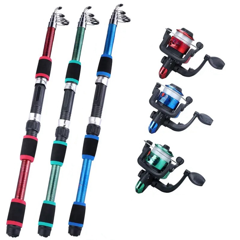 Fishing Rod Surf - مجموعة أدوات صيد خشبية كاملة مع