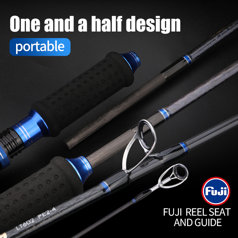 Fishing Rod Surf - ROLLFISH قسط 2-قسم ألياف الكربون سريع