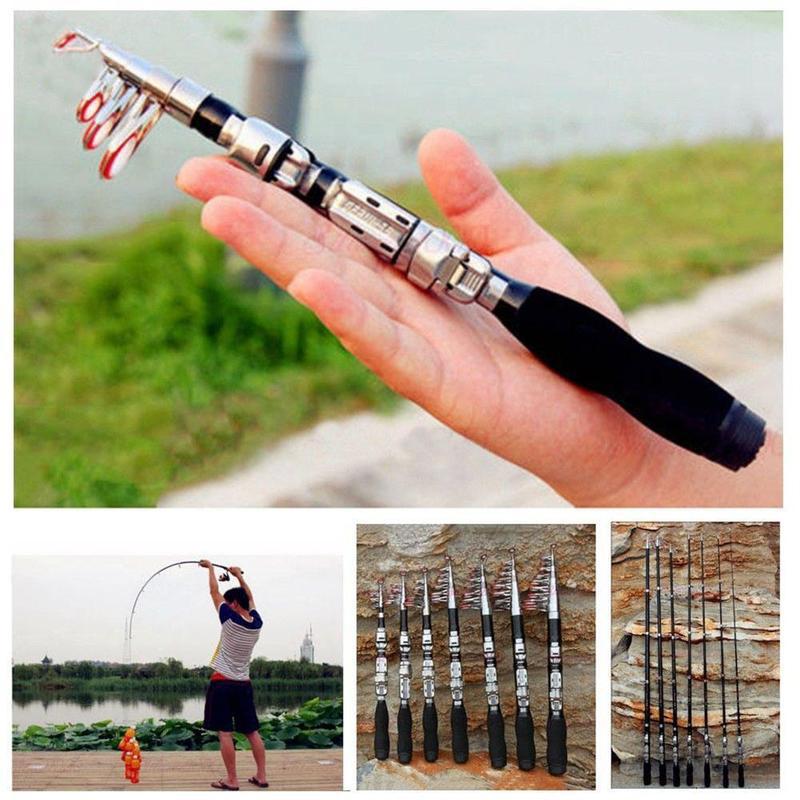 Fishing Rod Casting - قصبة صيد تلسكوبية صغيرة فائقة الصلابة