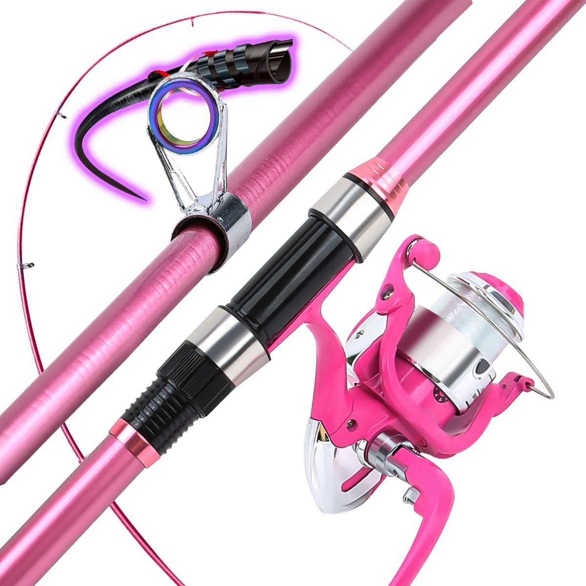 مجموعة صيد كاملة مع صنارة صيد  - مراجعة Fishing Rod Combo وسعره