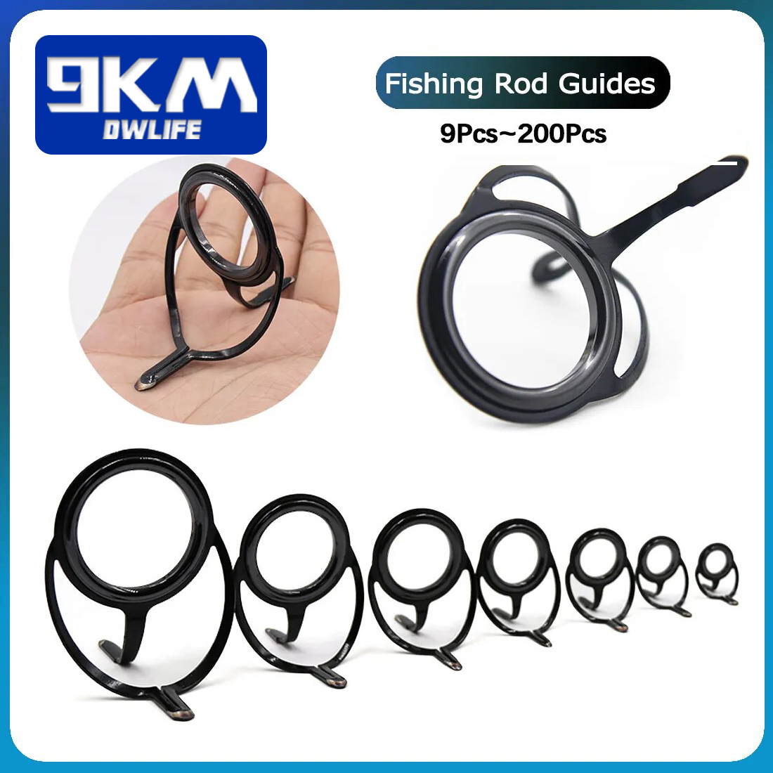الصيد رود طقم تصليح الغزل قضيب - مراجعة Fishing Rod Building Kit وسعره