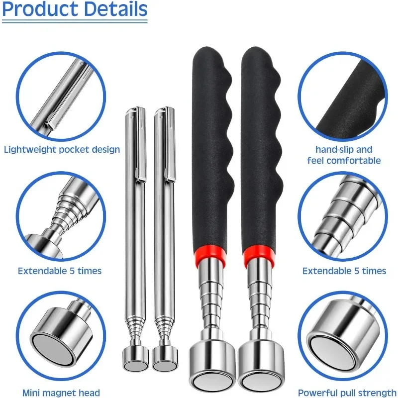 قلم مغناطيسي تلسكوبي محمول لأش - مراجعة Fishing Rod Telescopic وسعره