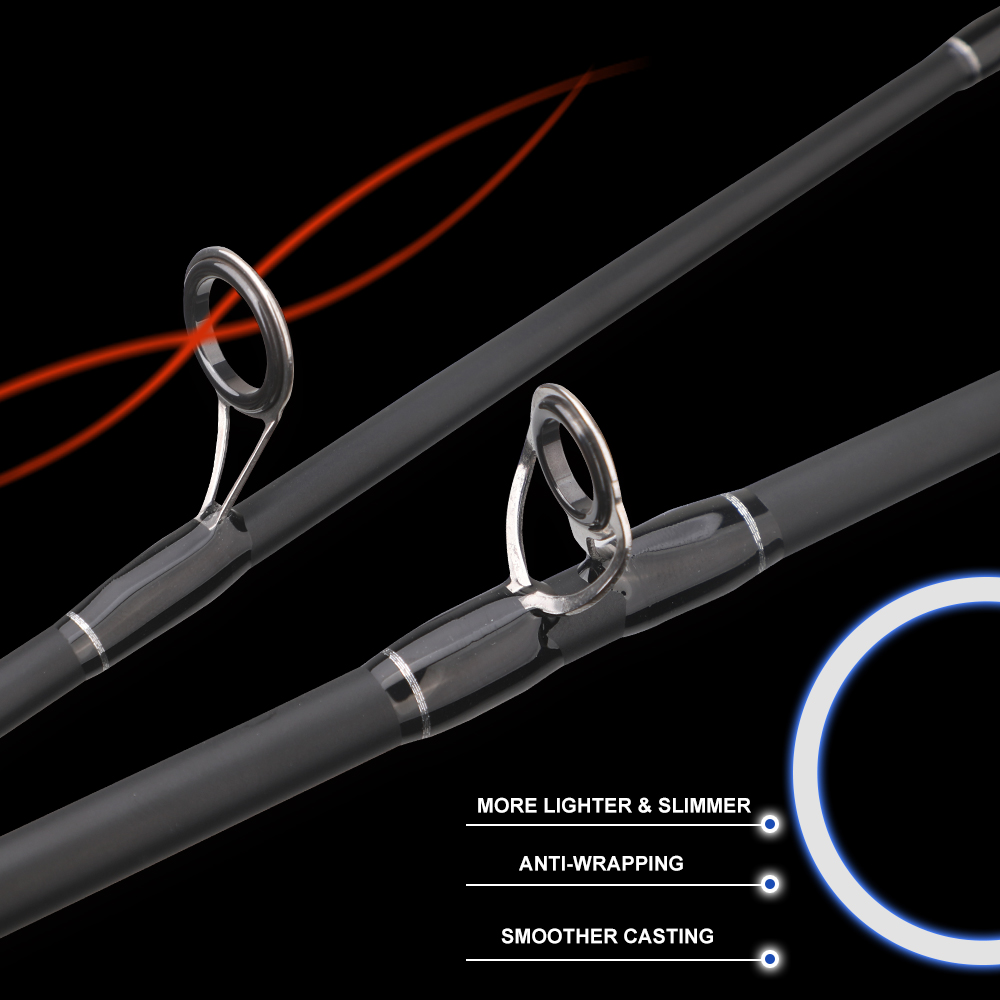 قصبة صيد رولفيش من ألياف الكرب - مراجعة Fishing Rod Surf وسعره